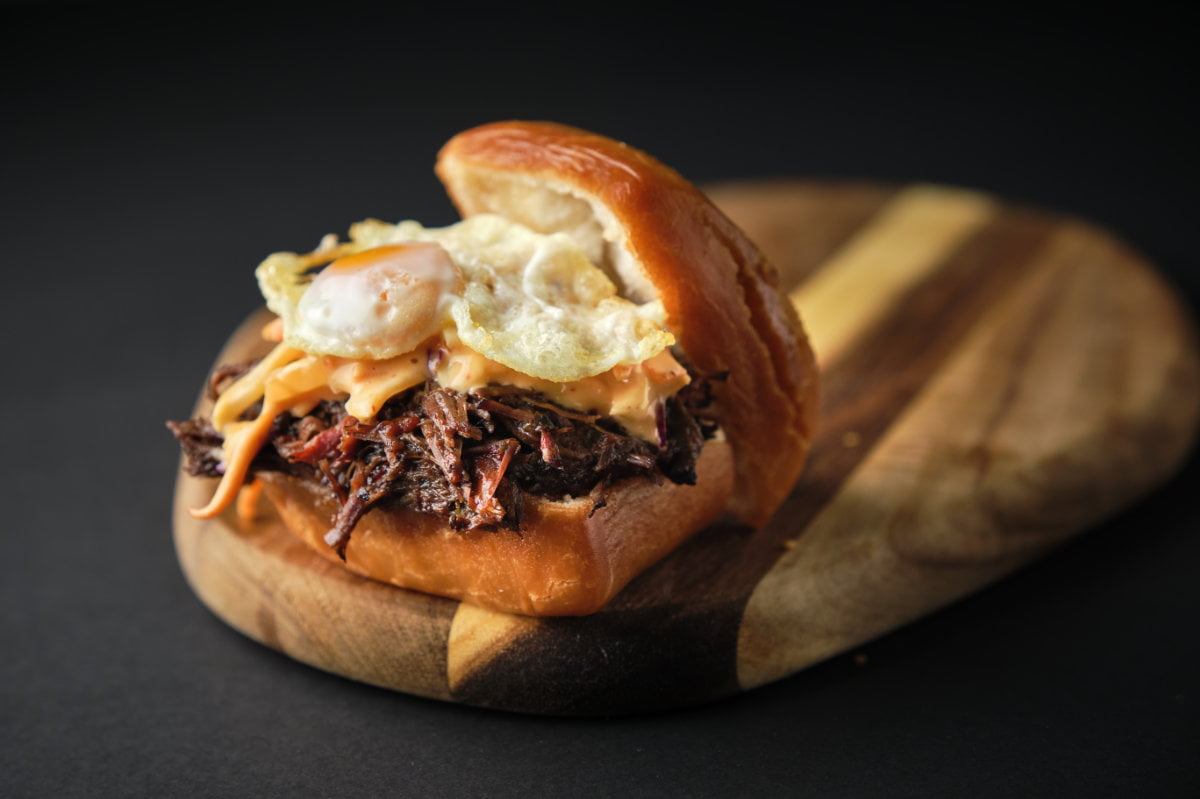 Hamburguesa de ropa vieja